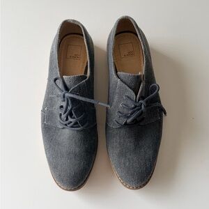 14th & Union Charcoal Canvas Women's Oxfords